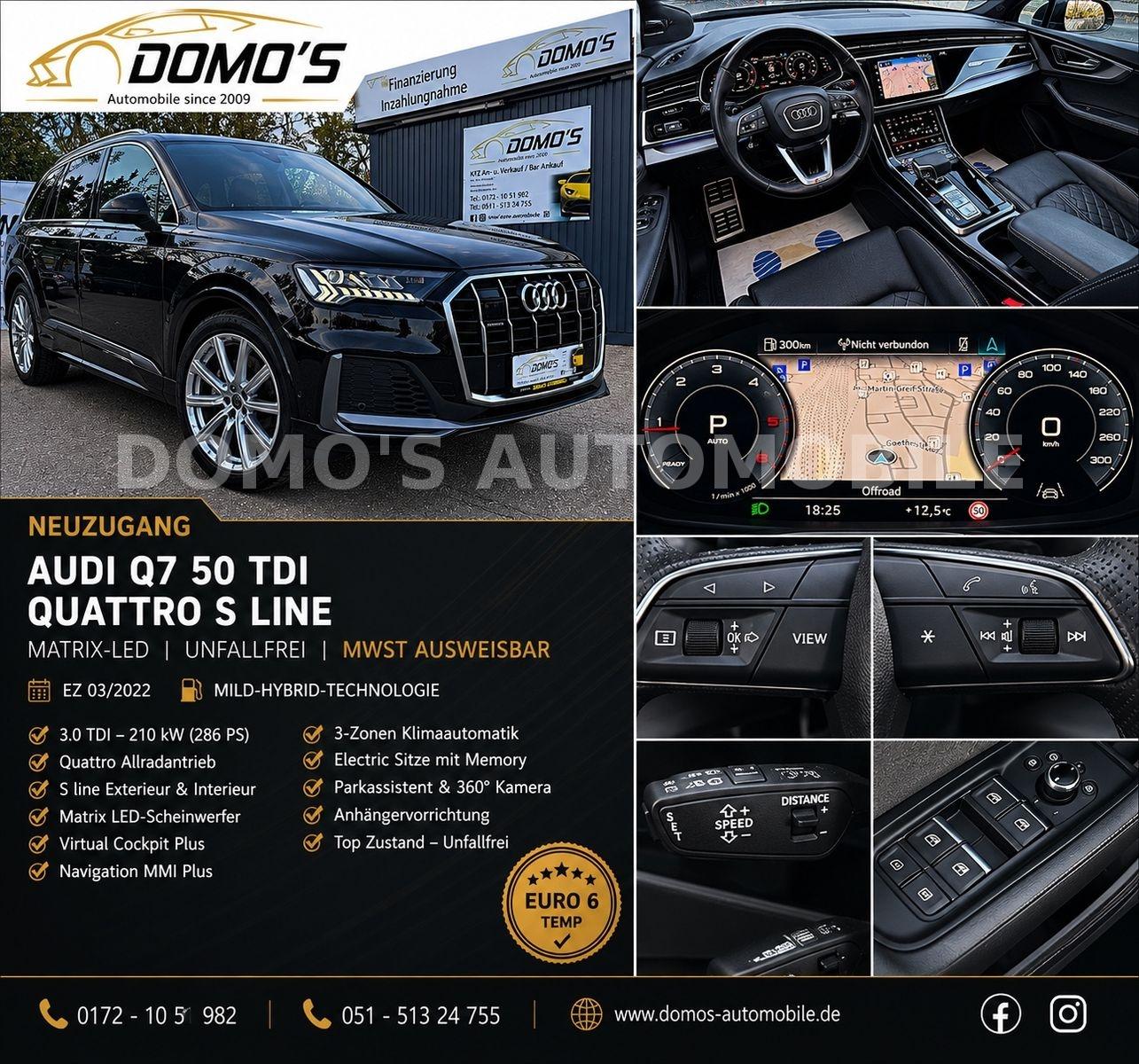 Audi Q7 50TDI quattro S line/Matrix-LED
