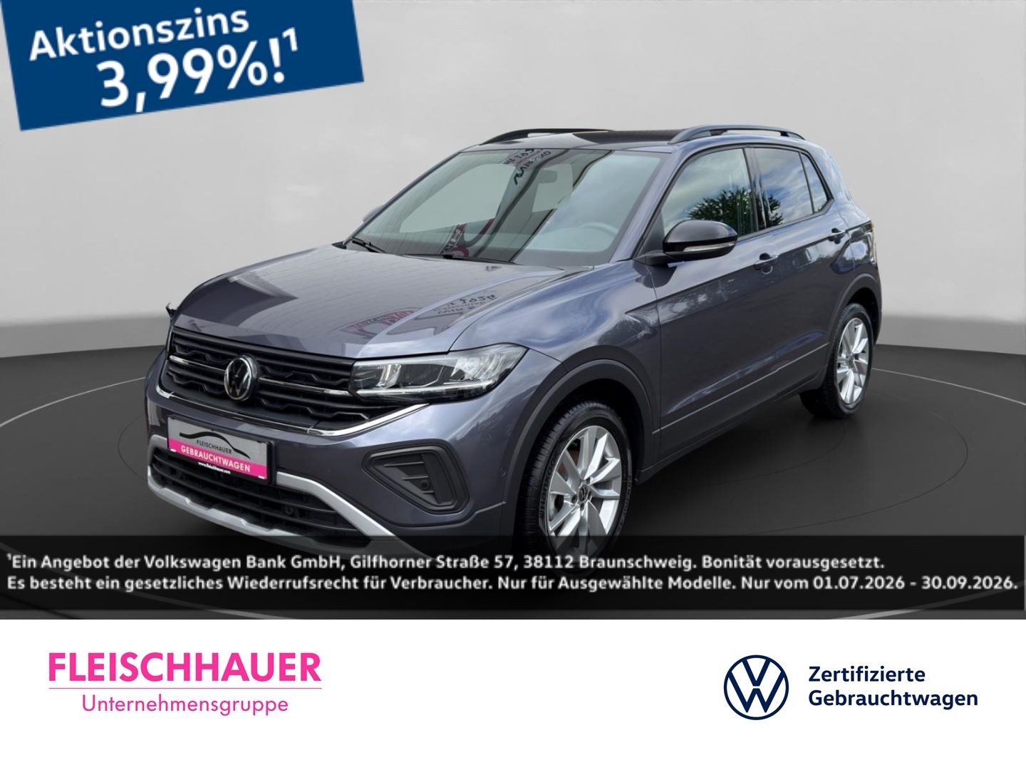 Volkswagen T-Cross 1,0 TSI Goal AHK Navi PDC-Plus CarPlay L foto 1
