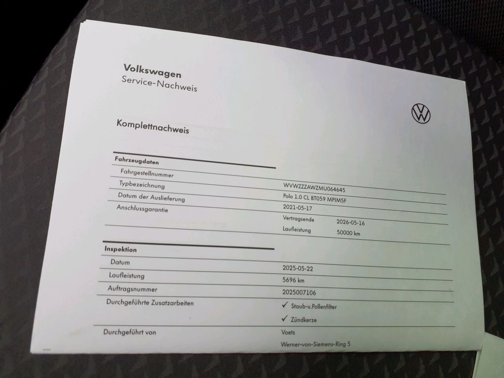 Volkswagen Polo Comfortline UNITED 1.0 MPI Klima*Tempo*PDC