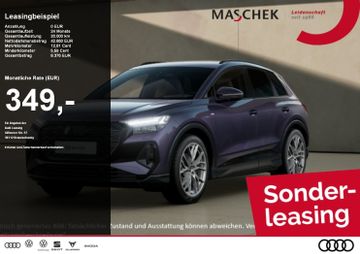 Audi Leasingangebot: Audi Q4 e-tron S line Sonderleasing! SONOS BlackEd Ma