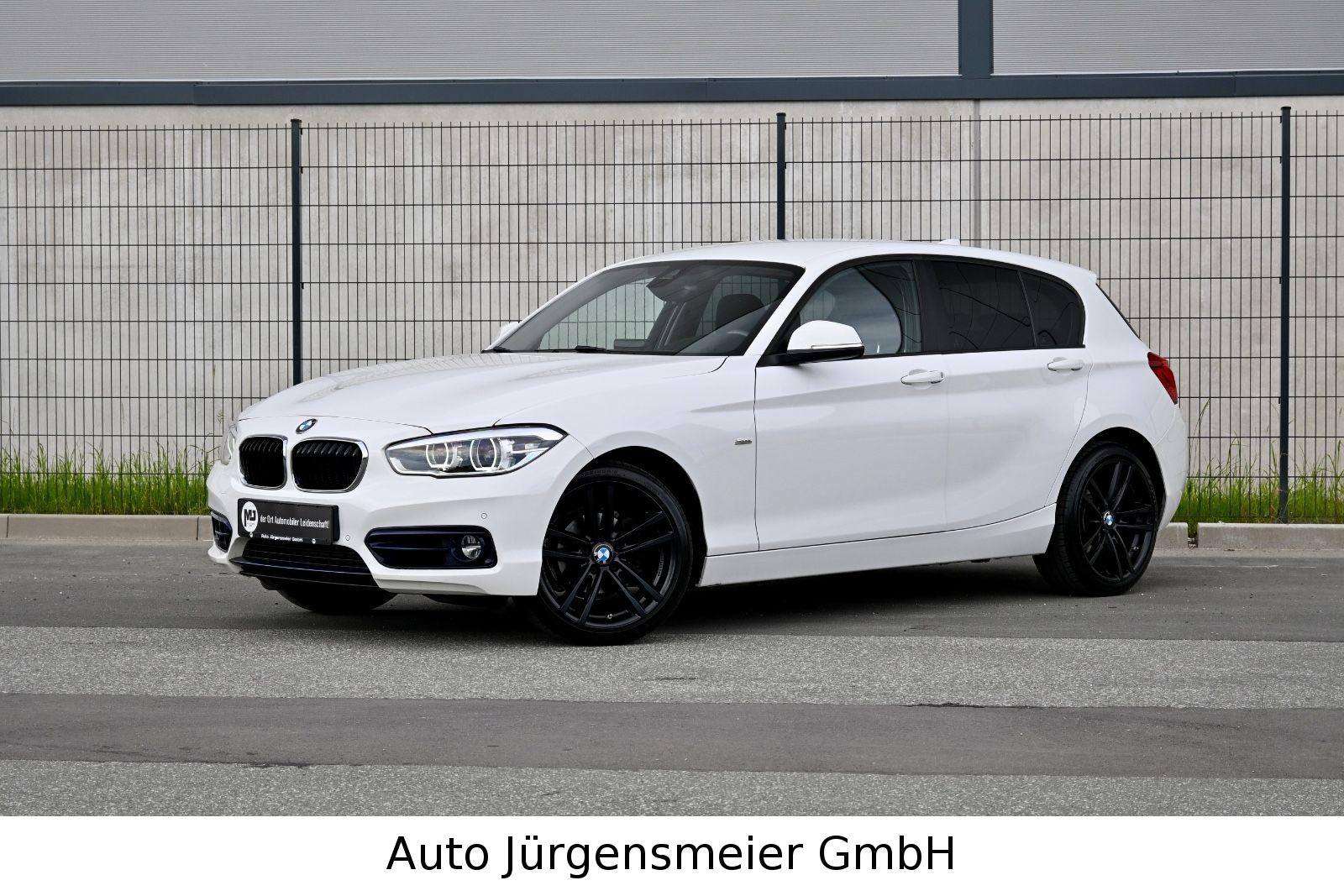 BMW 118d Sport Line/18"/LED/PDC/Keyl/Navi/8-Fach