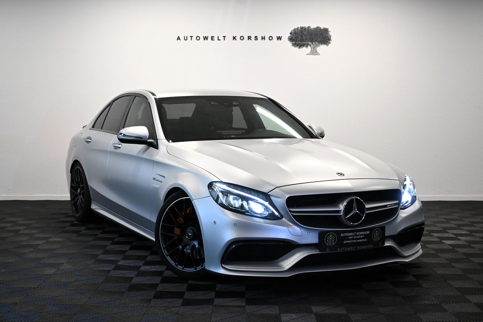 Mercedes-Benz C 63 AMG SILBER MATT DESIGNO *HEAD UP *KEYLESS
