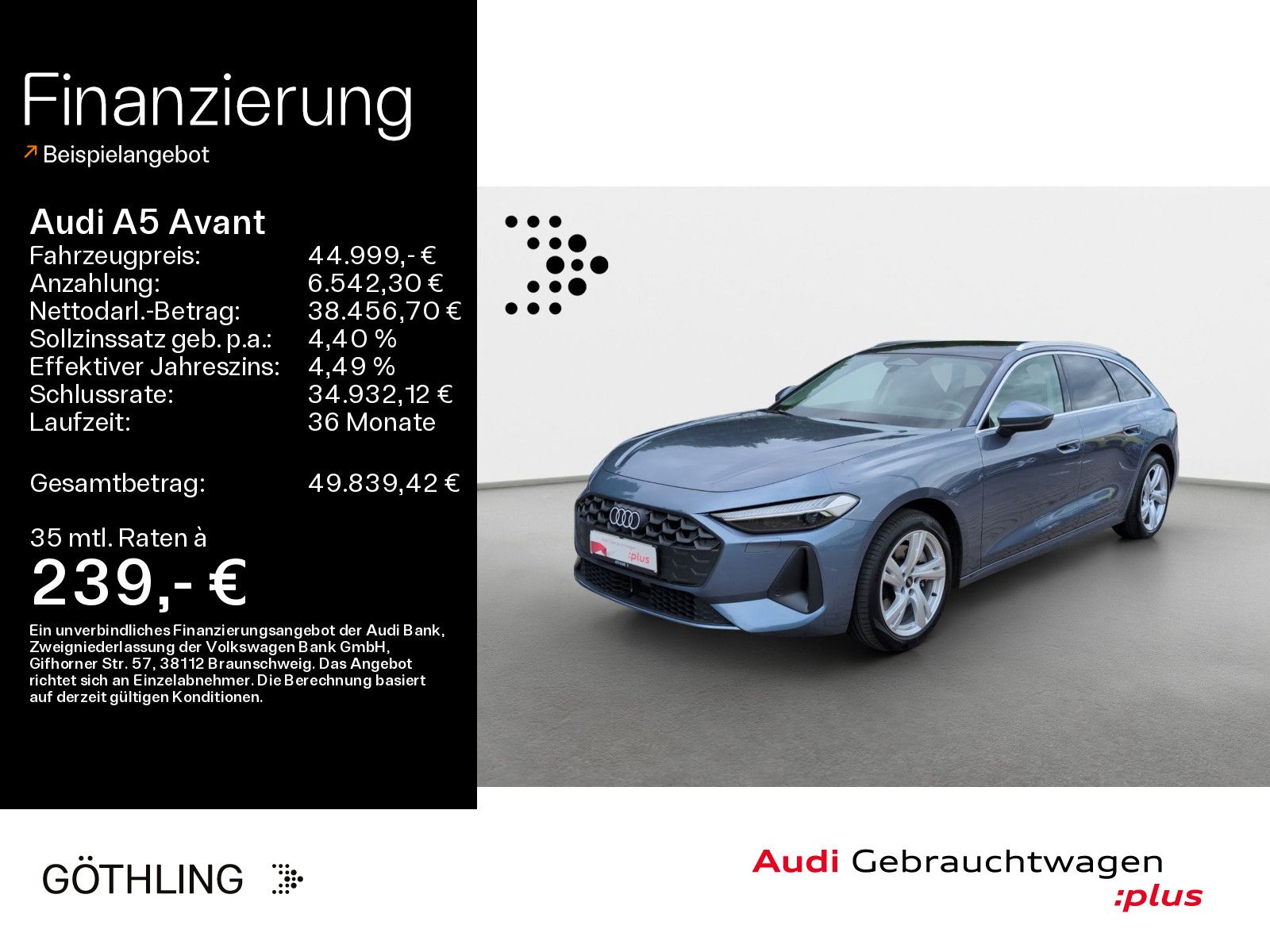 Audi A5 Avant 40 TDI qu S tro*Pano*LED+*Virtual*Navi+