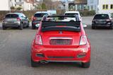 Fiat 500 S Cabrio l LEDER l KLIMA l - Fiat 500: Rot, Cabrio
