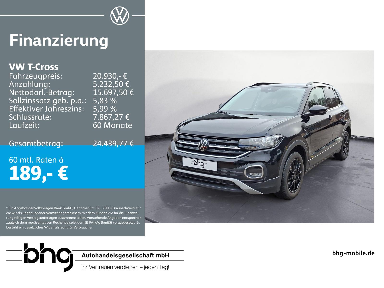 Volkswagen T-Cross 1.0 TSI OPF Move