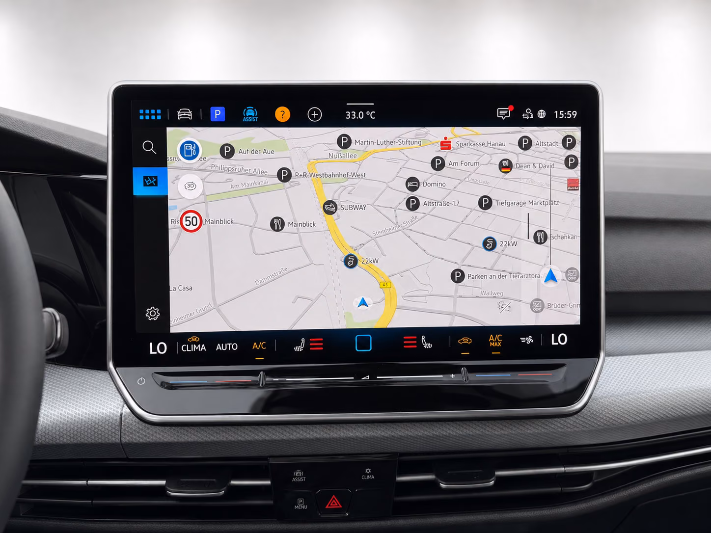 Volkswagen Golf ENERGY-KAME-VIRT-SHZ-KEYL-NAVI-LANE-CARPLAY, миниатюра 20