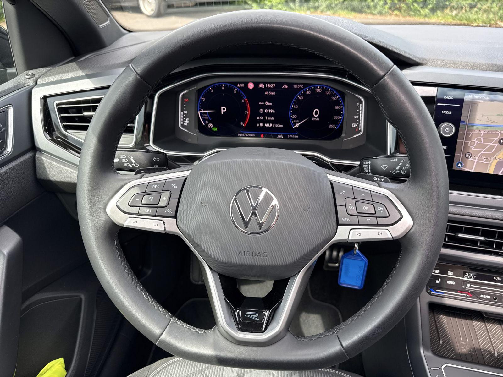 Volkswagen Polo R-Line 1.0 TSI PANO, RFK, NAVI, миниатюра 9