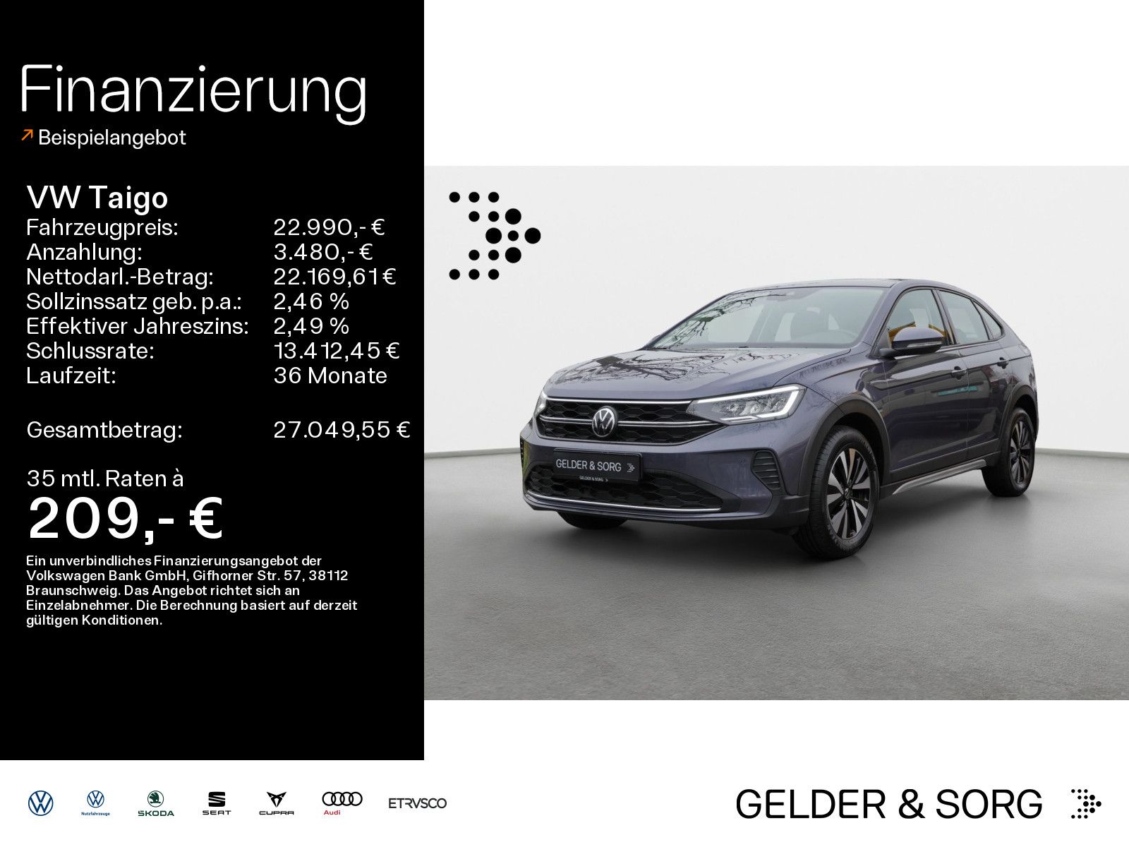 Volkswagen Taigo Life 1.0 TSI RFK*DAB+*Navi*Digital*Pano