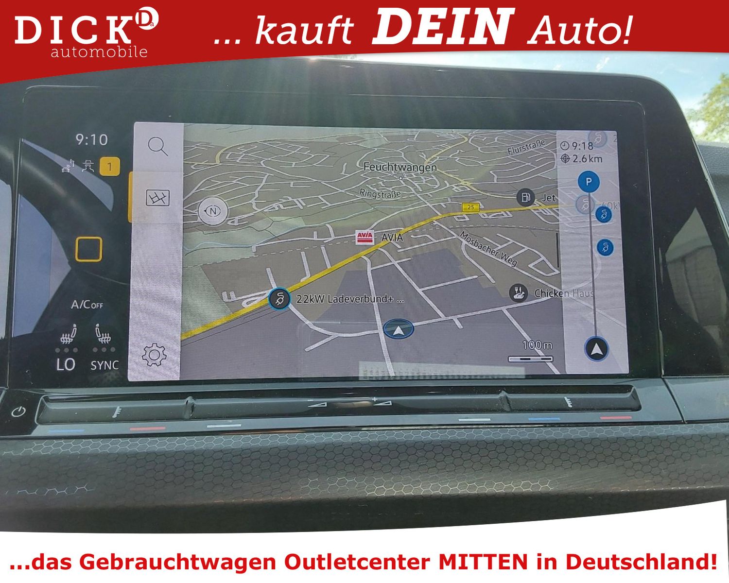 Fahrzeugabbildung Volkswagen Golf VIII 2.0d DSG GTD LED+/NAVI/VIRTU/HUD/H&K