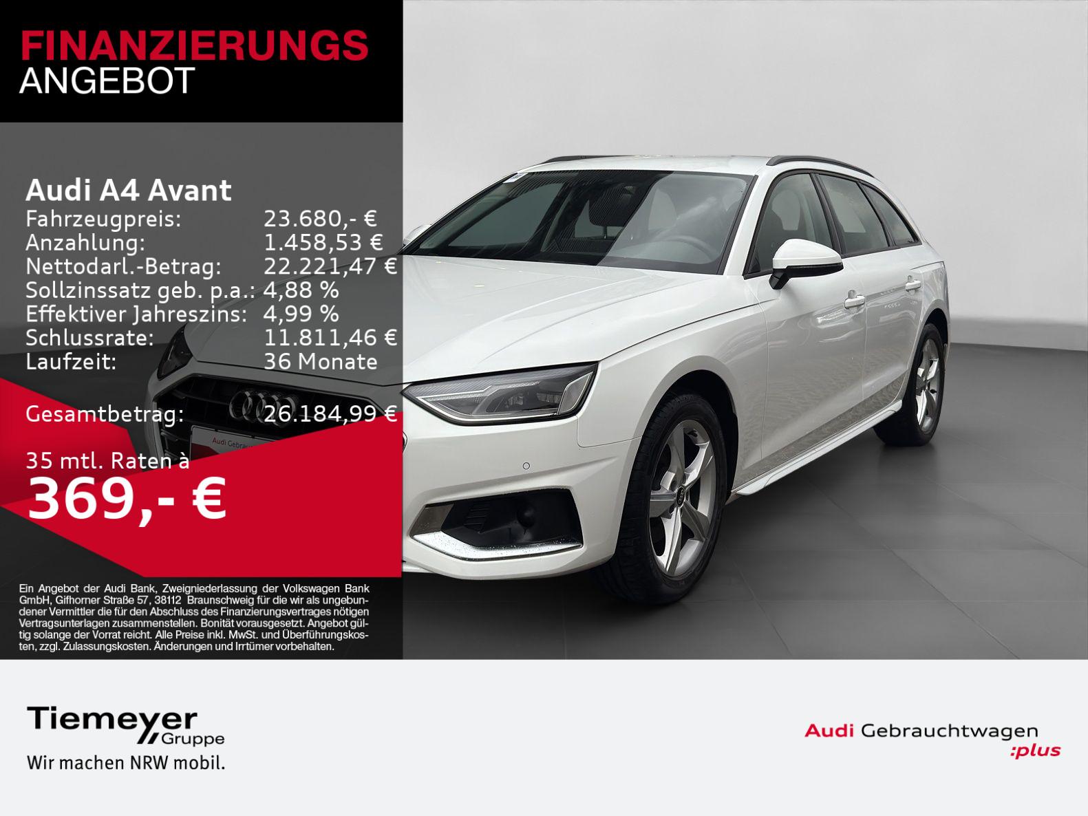 Audi A4 Avant 35 TDI ADVANCED AHK VIRTUAL+ NAVI+ PDC