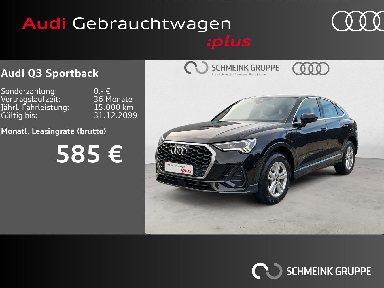 Audi Q3 Sportback 45 TFSI e S-LINE LED KAMERA