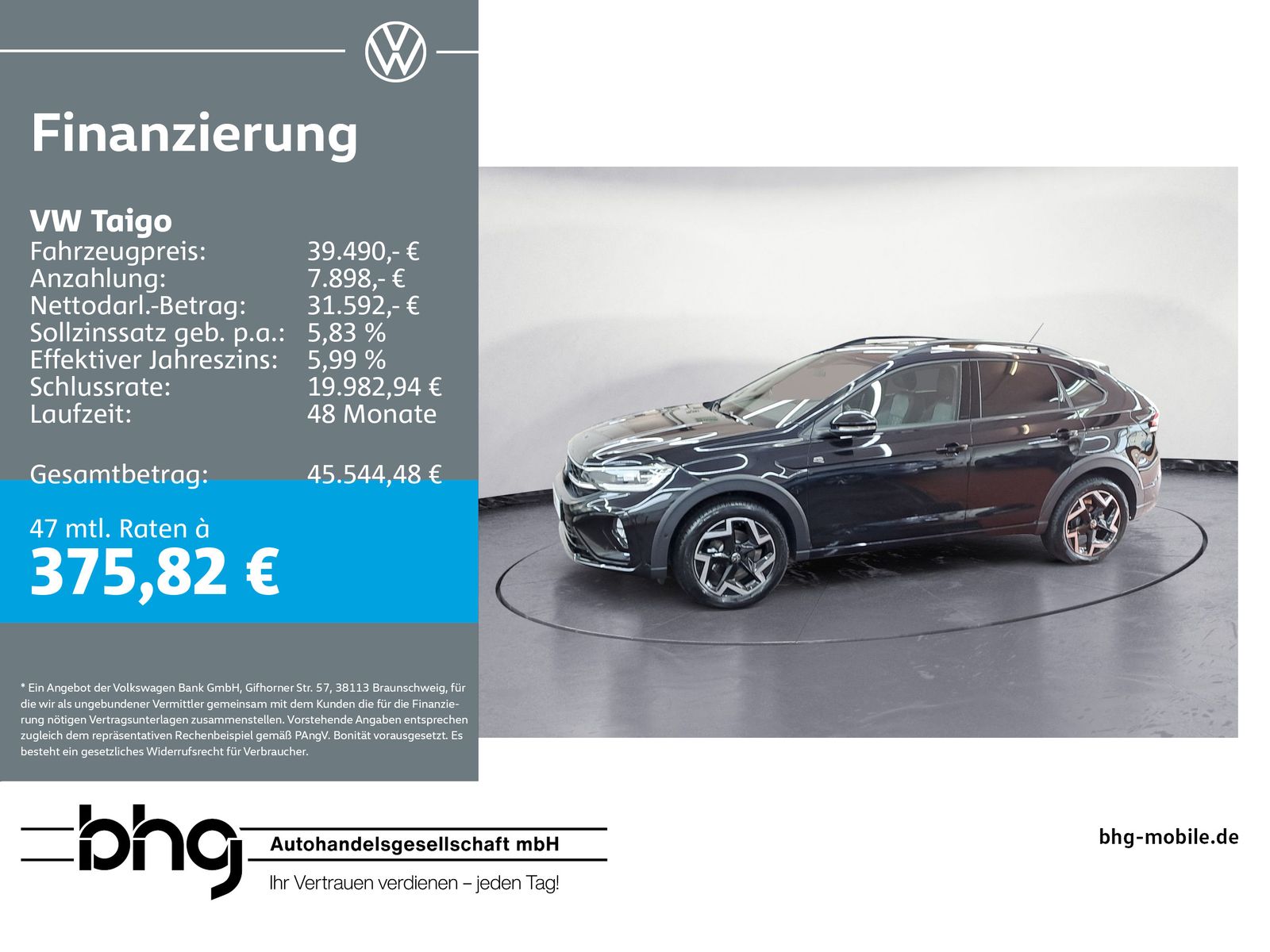 Volkswagen Taigo R-Line 1,0 l TSI OPF   ) 7-Gang-Doppelkupp