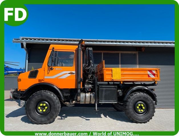 Unimog mit Kran , 7500 kg, Ideal f. Forst