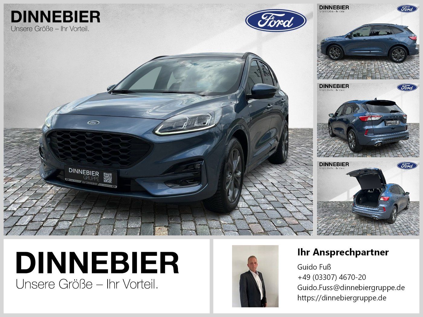 Ford KUGA ST-Line X LED+AHK+Glasdach+Kamera+SHZ