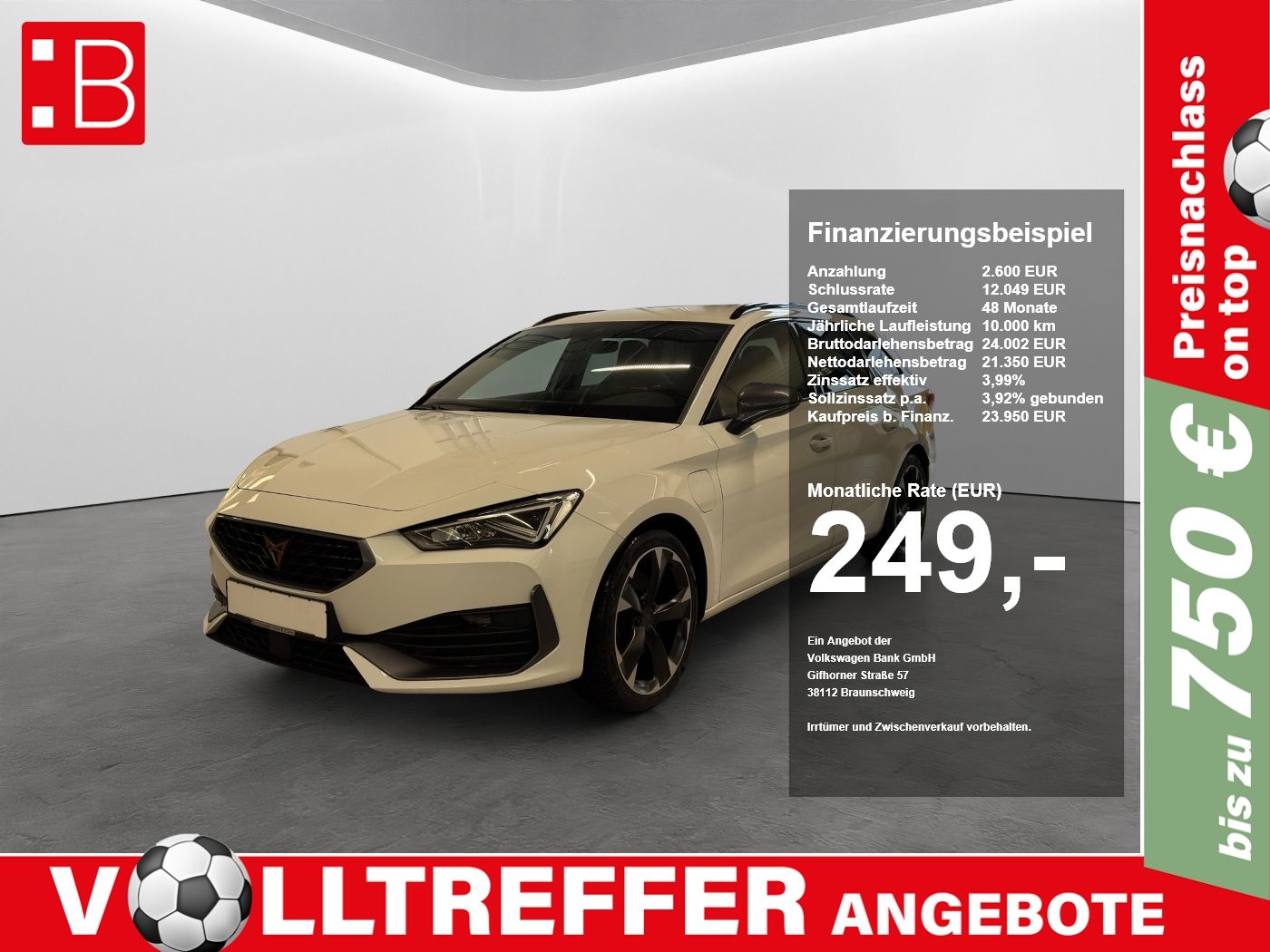 CUPRA Leon SP 1.4 e-Hybrid DSG LED NAVI 18 EH SHZ GRA