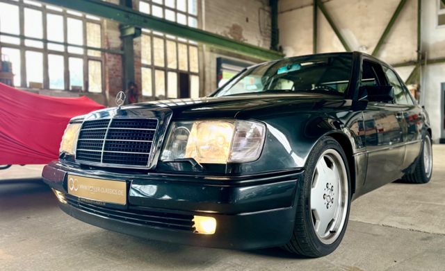 Mercedes-Benz 500E W124 V8 2.Hd exCH Scheckheft H-Zul BLAUSCHW