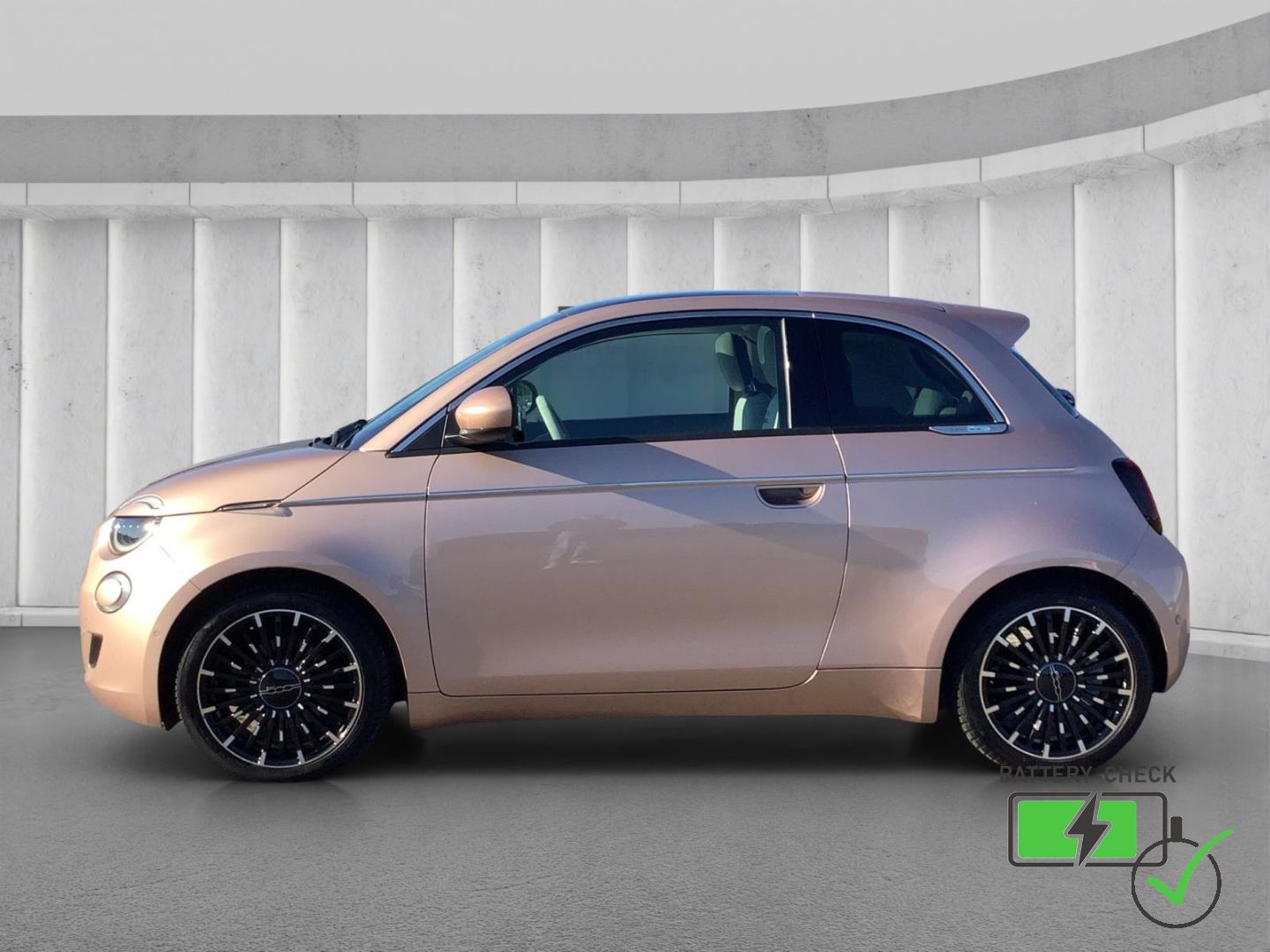 Fiat 500e 3+1 la Prima Panoramadach LED Navigation imagem 3