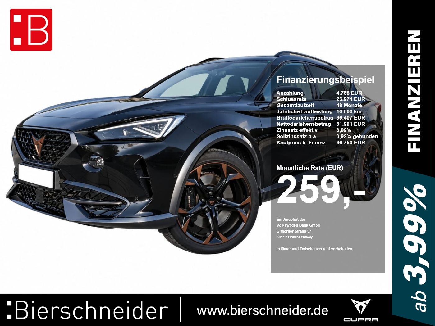 Cupra Formentor 310 VZ AKRAPOVIC AHK BEATS