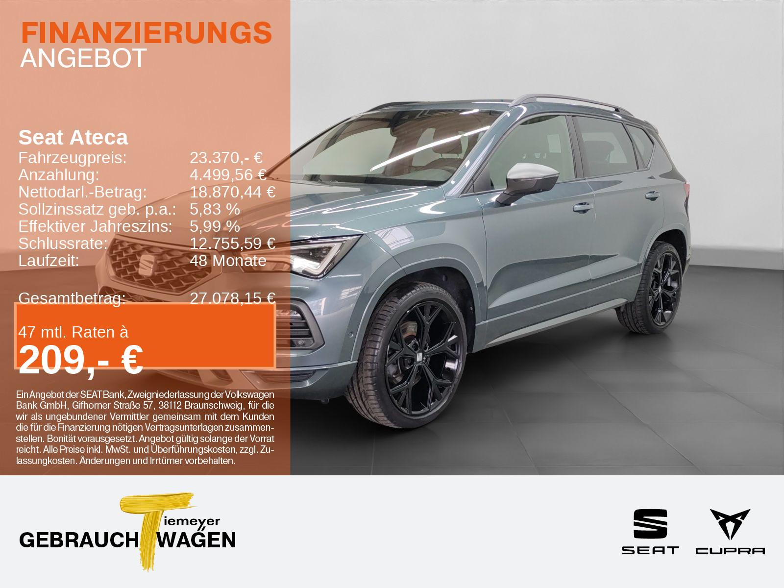 Seat Ateca 2.0 TDI DSG FR LM19 AHK BEATS KAMERA NAVI+