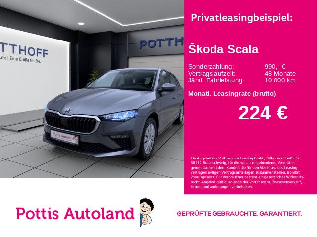 Skoda Scala 2024, 1.0 benzīns, Automāts, Sedans, Pelēks — Latvijā
