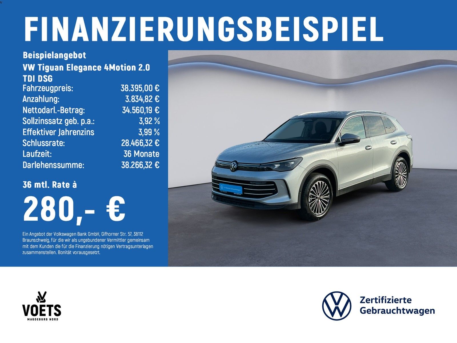 Volkswagen Tiguan Elegance 4Motion 2.0 TDI DSG AHK AreaView foto 1