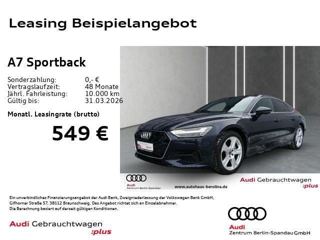 Audi A7 Sportback 45 TDI qu. S tronic *PANO*HuD*AHK*