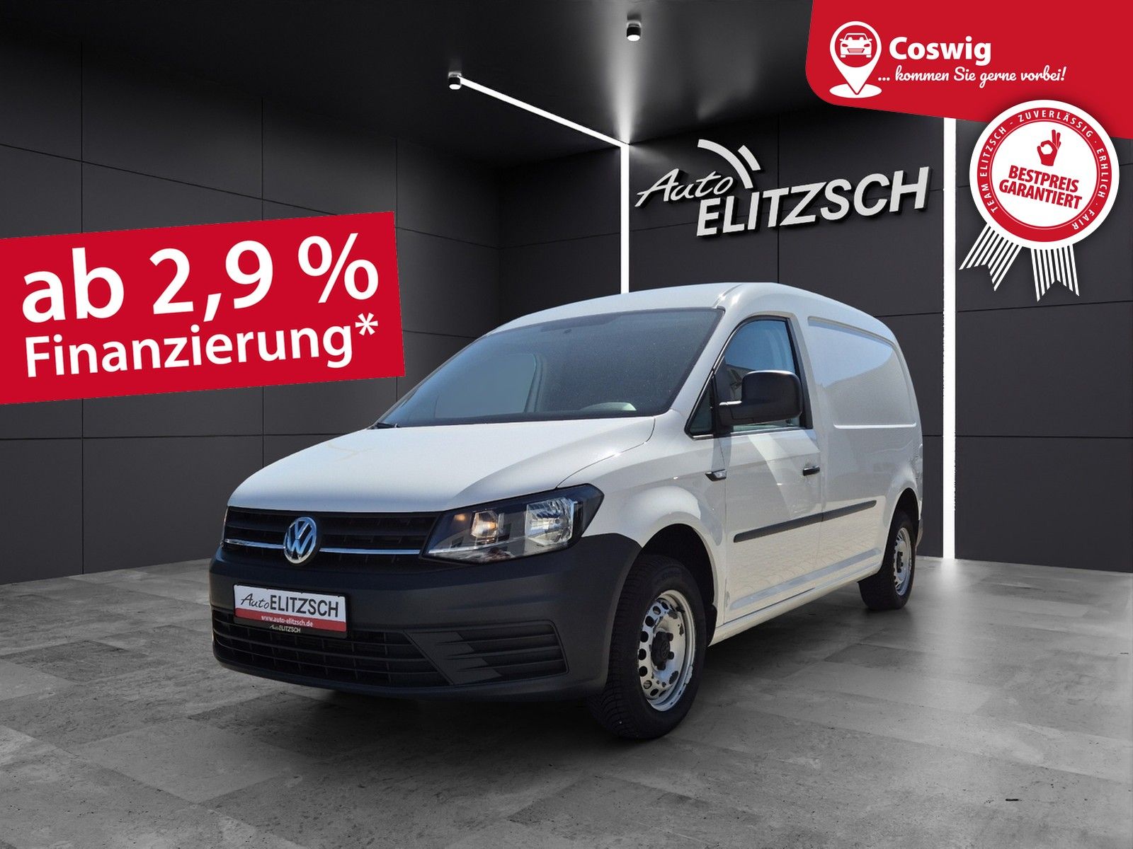 Fahrzeugabbildung Volkswagen Caddy Kasten Maxi TDI DSG AHK RearView Navi Klim