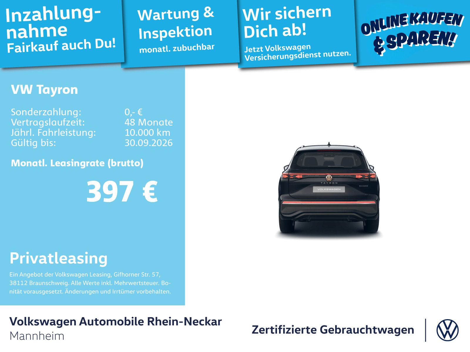 Volkswagen Tayron 1.5 TSI eHybrid Elegance DSG Navi Kamera foto 2