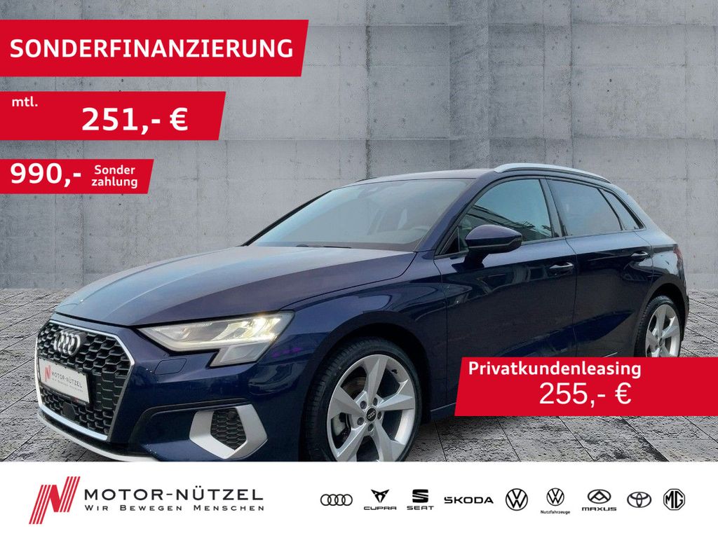 Audi A3 Sportback 30 TFSI ADVANCED NAV+PDC+GRA+SHZ+18