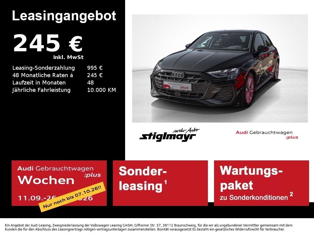 A3 Sportback S line 35 TDI S-tronic KAMERA+LED