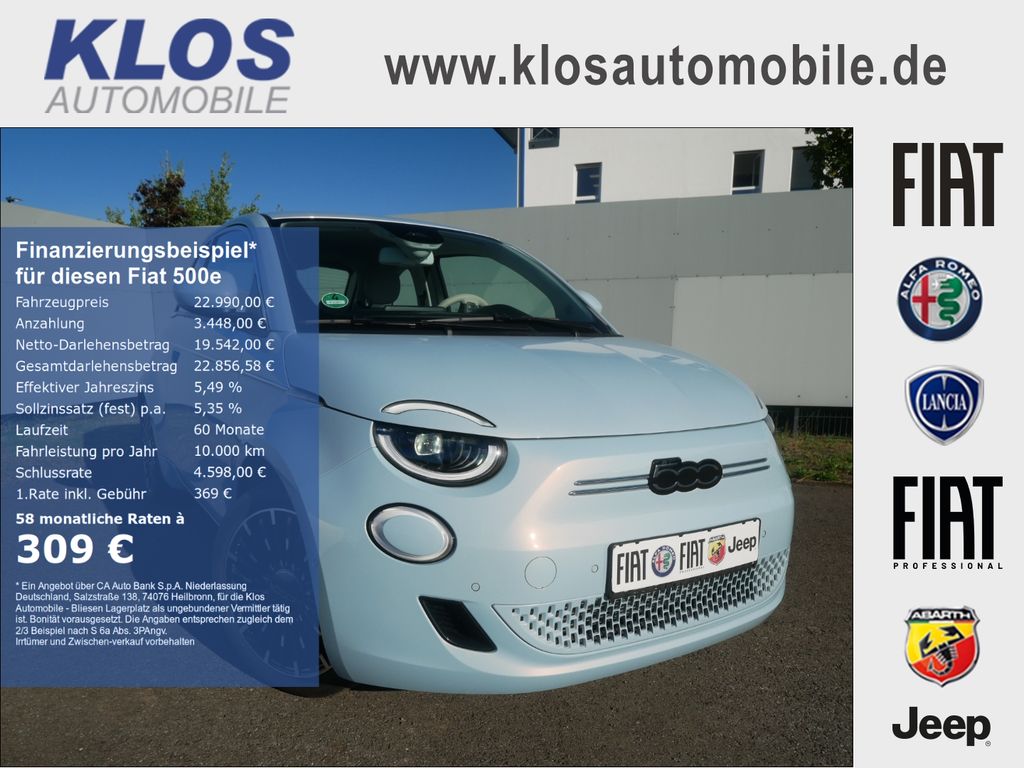 Image of Fiat 500e