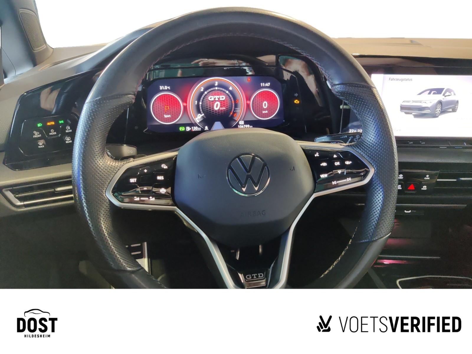 Volkswagen Golf GTD 2.0 TDI AHK+LED+RearView+PDC+KLIMA, миниатюра 11