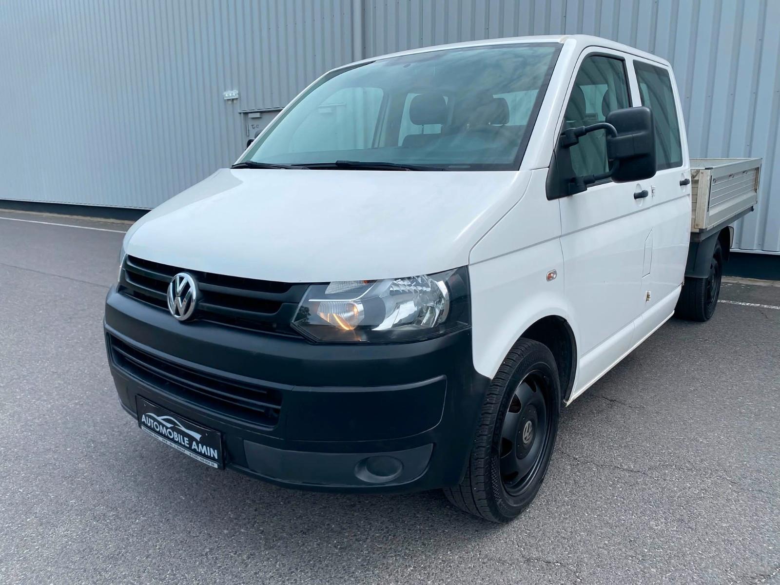 Volkswagen T5 Pritsche Doppelkabine Klima Sitzhzg 1.Hand