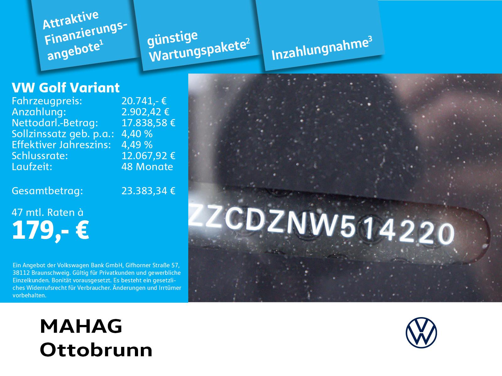 Volkswagen Golf VIII Variant 2.0 TDI LIFE Navi LED AHK Pano