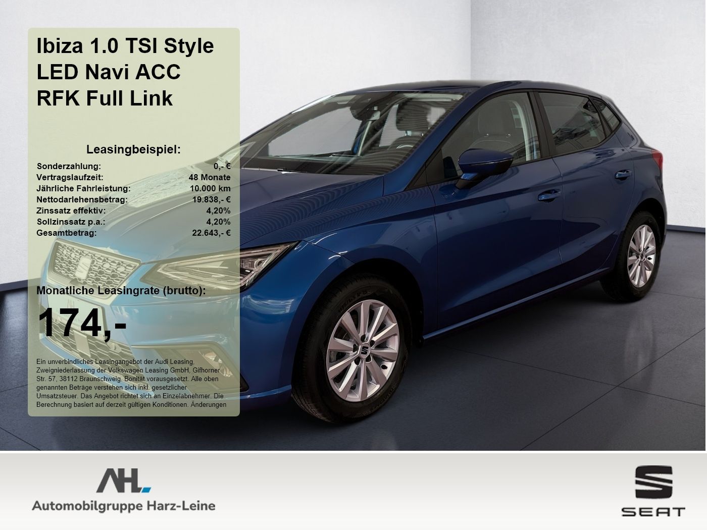 Seat Ibiza 1.0 TSI Style LED Navi ACC RFK Full Link