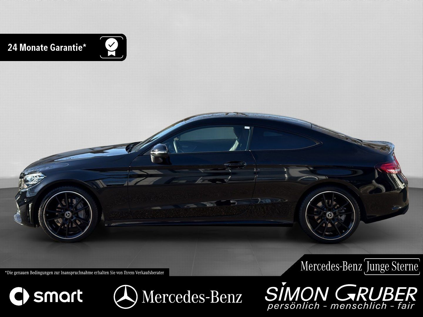 Fahrzeugabbildung Mercedes-Benz C 180 Coupé 2*AMG PLUS Night AHK SHZ LED Kamera
