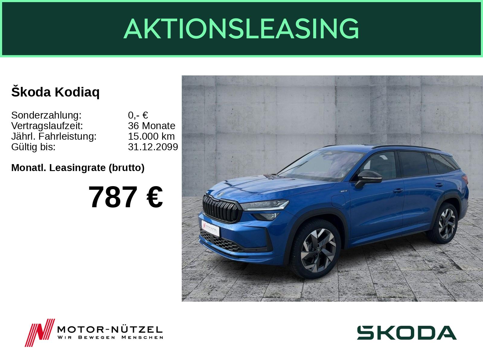 Skoda Kodiaq iV SportLine AHK DCC LED RFK NAVI SHZ PDC