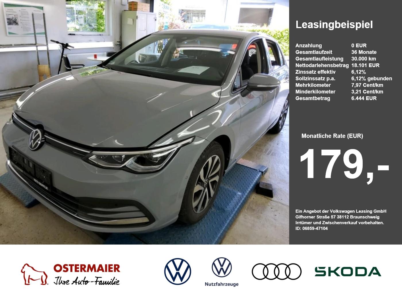 Volkswagen Golf VIII ACTIVE 1.5TSI 150PS ACC.5J-G.STHZG.KAM