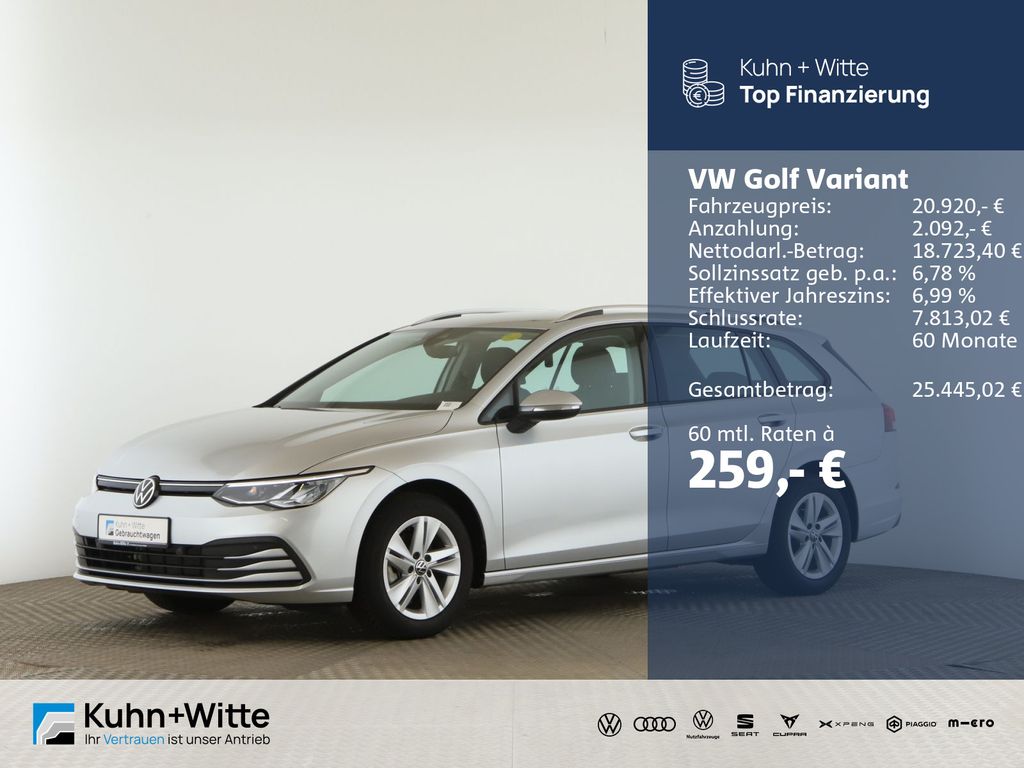 Golf VIII Variant 1.0 TSI Life *LED*PDC*Navi*App