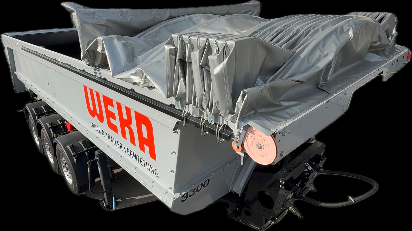 Andere Stahl Halbrund * Kippauflieger * Schiebeverdeckc