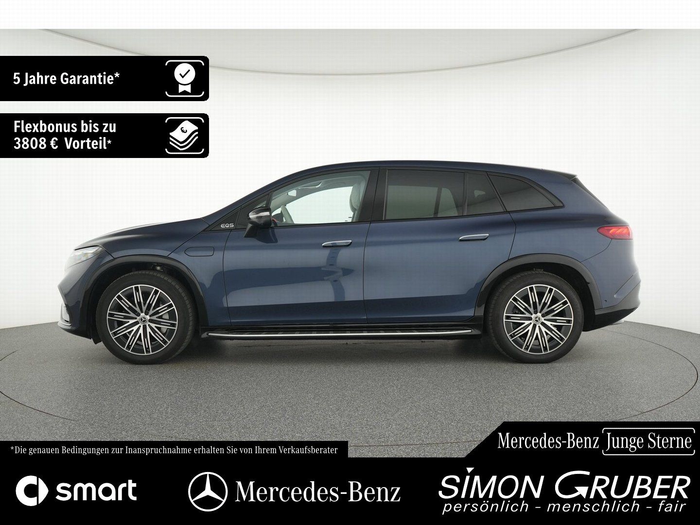 Fahrzeugabbildung Mercedes-Benz EQS 500 4M SUV AMG Massage Sitzklima Hyper AHK