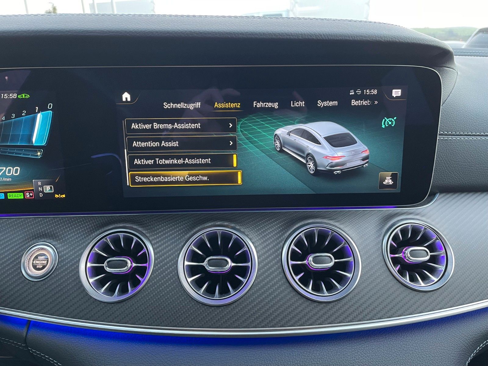 Fahrzeugabbildung Mercedes-Benz AMG GT 53 4M AirM+StdH+Burm3D+360°+PAGA+HUD