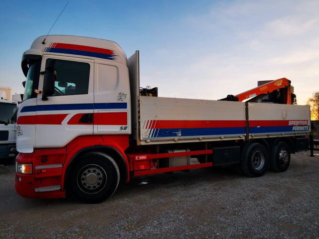 Scania R450 Baustoff 6x2 ohne Kran EXPORT 16800E