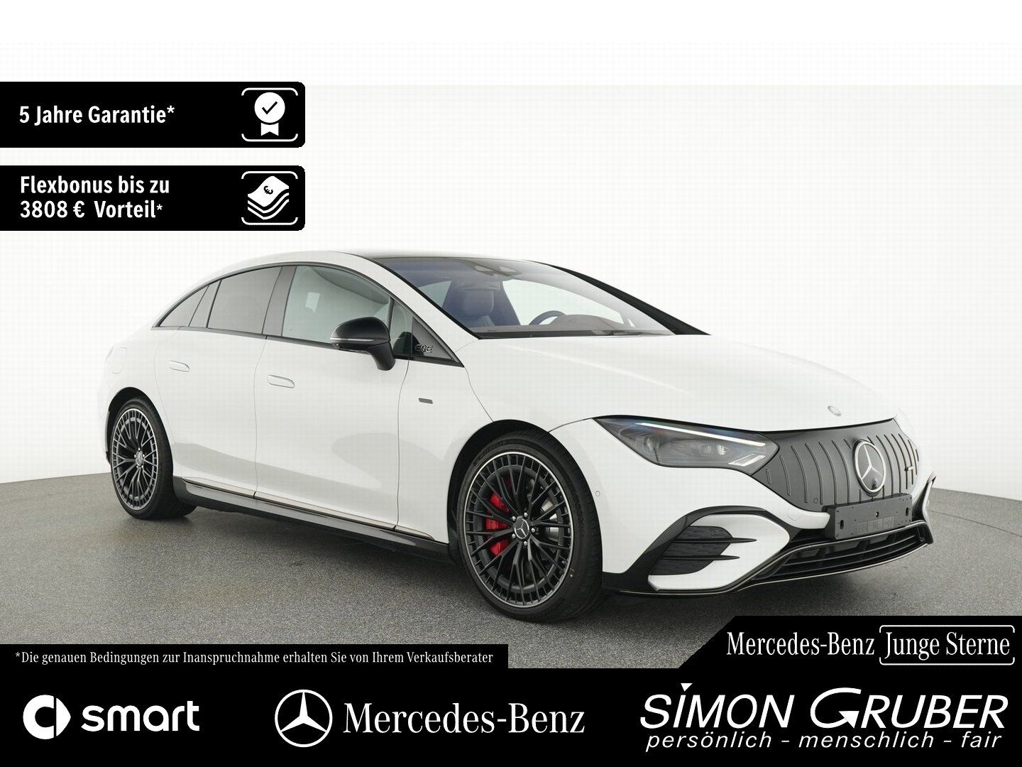 Fahrzeugabbildung Mercedes-Benz EQE 43 4M AMG NightII Carbon Airmatic HUD Hyper