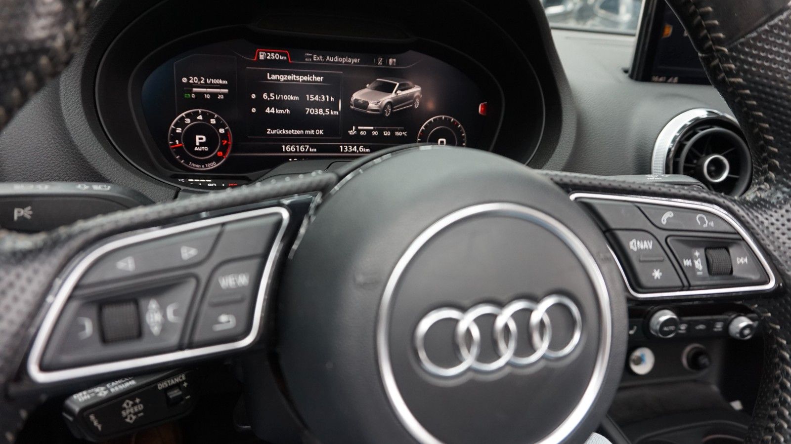Fahrzeugabbildung Audi A3 Cabriolet S-Line Verbrauch nur 5,2L/100
