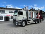 DAF CF 460 6x4 mit Riedler Holzaufb. Penz Kran 12Z - Offers matching your search criteria