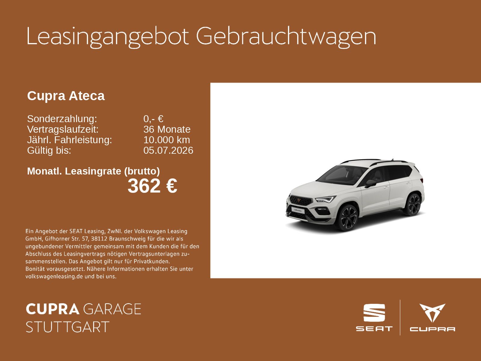 CUPRA Ateca Cupra 2.0 TSI  221kW