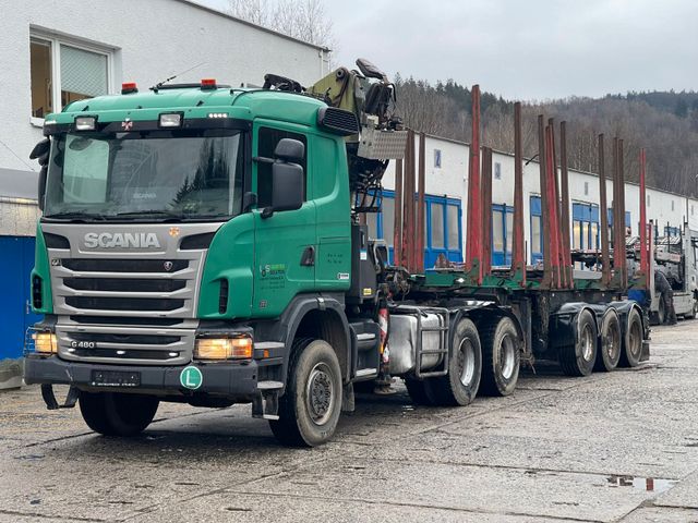 Scania G480 CB6x6 LOGLIFT + DOLL A314