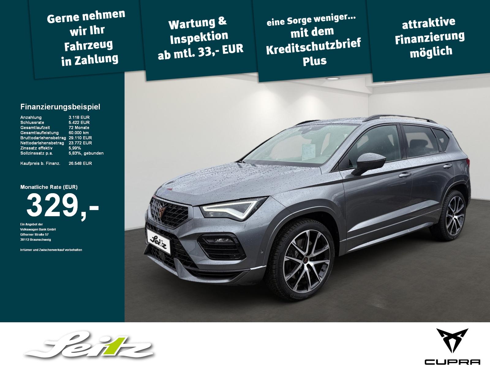 Cupra Ateca 2.0 TSI 4Drive *AHK*BEATS*KAMERA*LED*