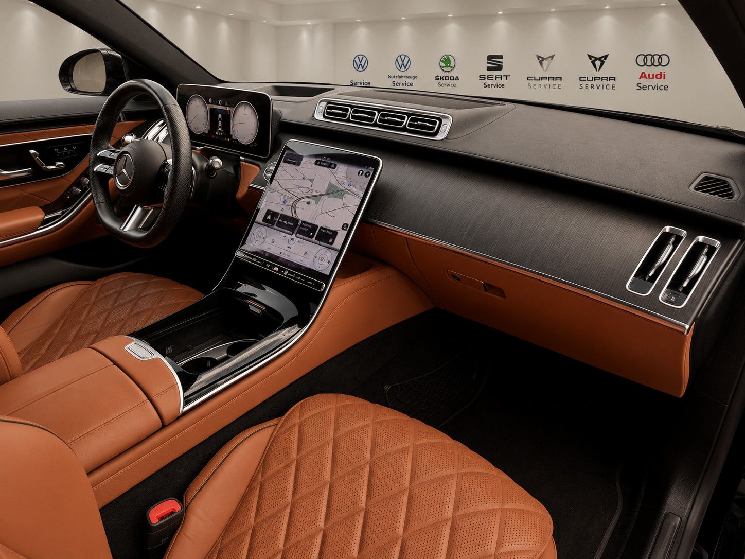 Mercedes-Benz S 350 4M-LANG-AMG-NIGHT-BURM-PANO-HUD-STDHZ-360° foto 14